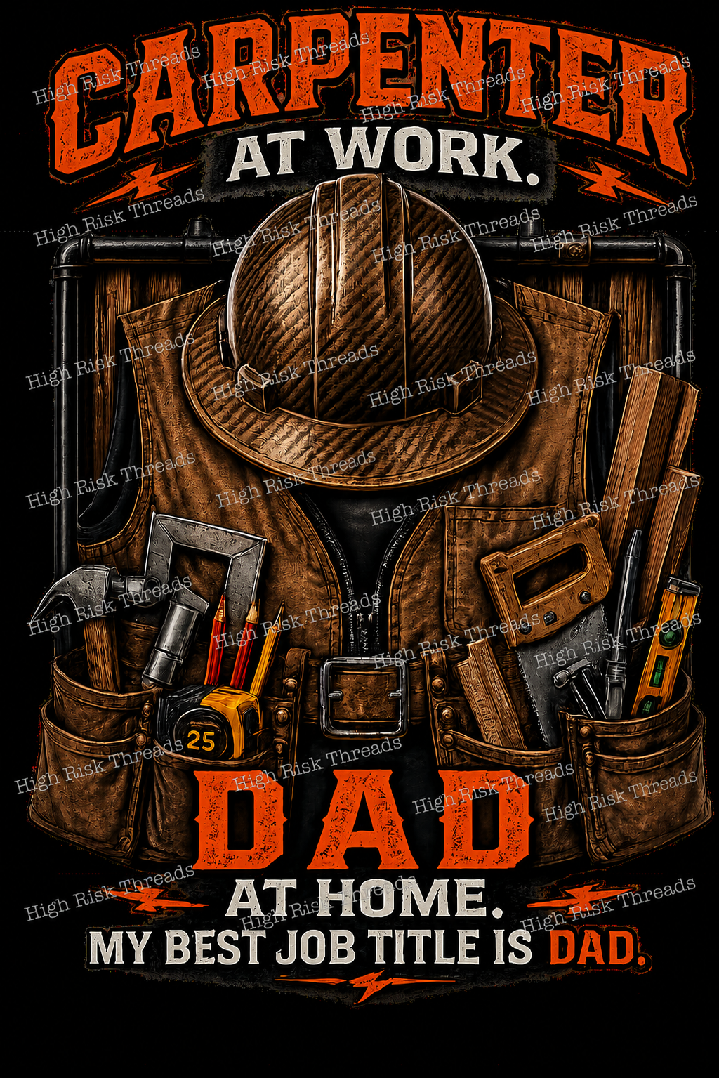 Carpenter At Work, Dad At Home